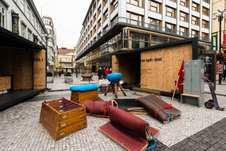 Containers revive public space in Prague at Designblok