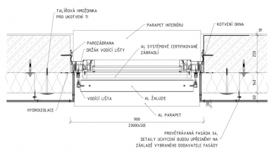 Úřad práce v Brně  - Detail ostění