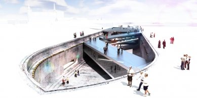 Vítězný návrh dánského námořního muzea od BIG - foto: BIG