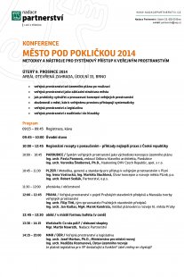 Konference Město pod pokličkou