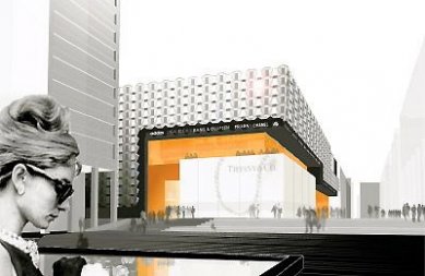 Přestavba obch. domu v Drážďanech od Petera Kulky - 1. cena (30000 Euro) - Peter Kulka, Drážďany/Kolín nad Rýnem