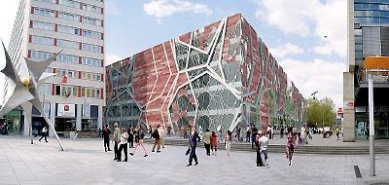 Přestavba obch. domu v Drážďanech od Petera Kulky - 2.cena (16000 Euro) - De Architecten Cie., Amsterdam