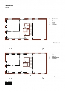 Koncertní dům v Blaibachu od Petera Haimerla - Půdorysy - foto: Peter Haimerl . Architektur