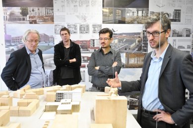 Fakulta architektury ČVUT představuje studentské práce  - Prezentace Ateliér Císler, Ladislav Lábus, Ondřej Císler, Osamu Okamura, Adam Gebrian - foto: Lubomír Kotek