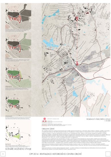 Revitalization of the Historical Center of Orlová - Competition Results - 1. price - proposal no. 7