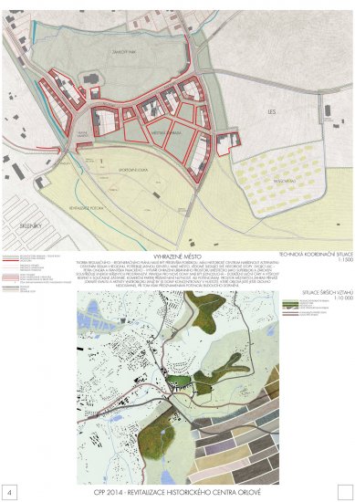 Revitalization of the Historical Center of Orlová - Competition Results - 1. price - proposal no. 7