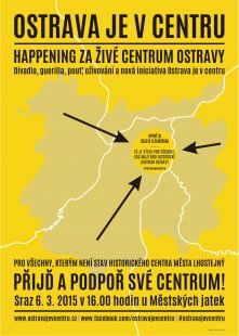 Ostrava je v centru - pozvánka na happening za živé centrum Ostravy