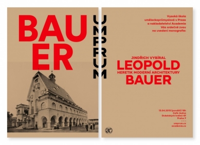 Leopold Bauer - heretik moderní architektury - křest publikace
