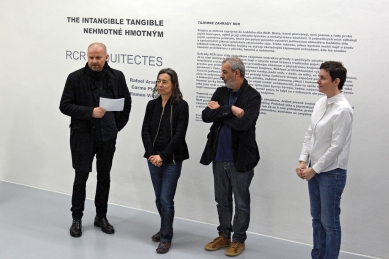 To the lecture and exhibition of RCR Arquitectes in České Budějovice - foto: Petr Šmídek, 2015