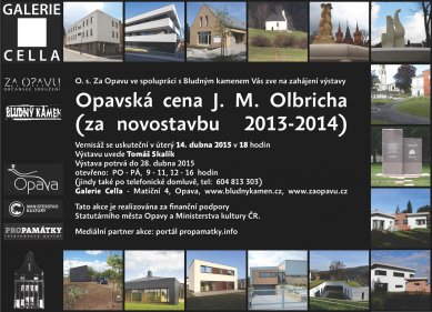 Nominace na cenu J. M. Olbricha za novostavbu 2013-2014