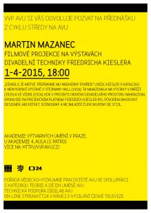 Středy na AVU - Martin Mazanec: Filmová projekce F. Kieslera