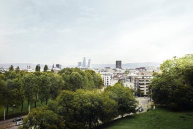 Druhá věž pro firmu Roche v Basileji od H&deM - foto: Courtesy F. Hoffmann-La Roche AG