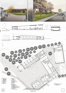 New School Chýně - Competition Results - 3rd prize / Martin Neruda; collaboration: Jana Šťastná, Zuzana Boháčová