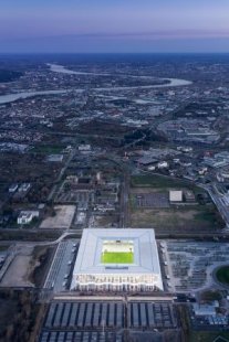 Fotbalový stadion v Bordeaux od H&deM - foto: Iwan Baan