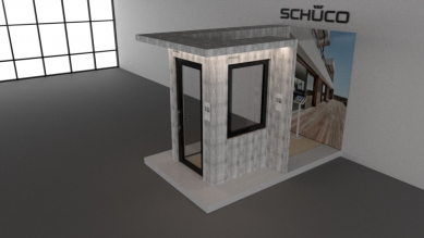 Visit Schüco in the showroom of design brands Kaštanová - Visualization booth Schüco