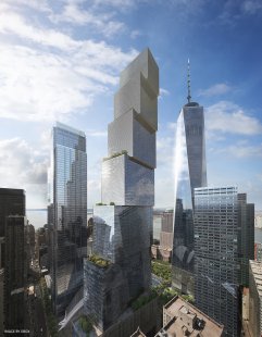 Project skyscraper 2 WTC in New York by BIG - foto: DBOX, Courtesy of BIG