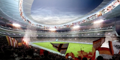 AS Roma unveils its new state-of-the-art football stadium