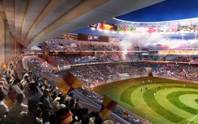 AS Řím postaví nový fotbalový stadion inspirovaný Koloseem