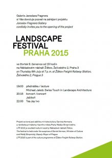 Landscape festivalu Praha 2015 - pozvánka