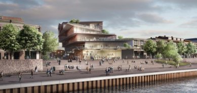 Soutěžní projekty na kulturní centrum ArtA v Arnhemu - foto: Kengo Kuma