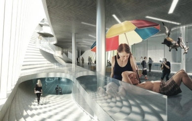 Soutěžní projekty na kulturní centrum ArtA v Arnhemu - foto: BIG