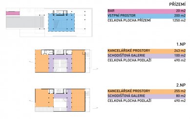 Český pavilon se po EXPO vrátí z Milána domů – do Vizovic - Půdorysy - foto: Chybík + Krištof Associated Architects