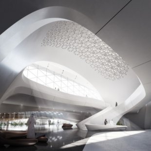 Waste Center in the United Arab Emirates by Zaha Hadid - foto: MIR © Zaha Hadid Architects