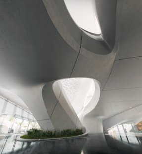 Odpadové centrum ve Spojených emirátech od Zahy Hadid - foto: MIR © Zaha Hadid Architects