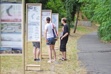 Letní dílna a workcamp na Městské plovárně v Plzni  - Výstava semestrálních prací ateliéru MáMA - foto: Sergey Lelyukh