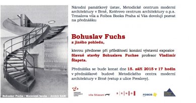 Vladimír Šlapeta : Bohuslav Fuchs z jiného pohledu