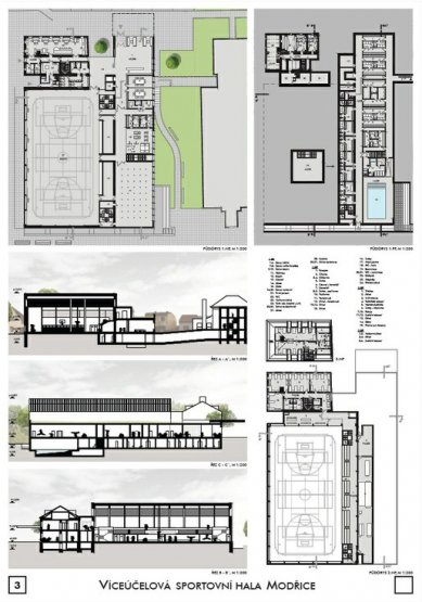 Multi-purpose sports hall Modřice - competition results - Reward - foto: A.D.N.S. PRODUCTION s.r.o. 