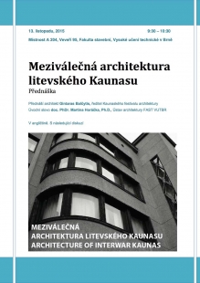 Gintaras Balčytis: Meziválečná architektura litevského Kaunasu