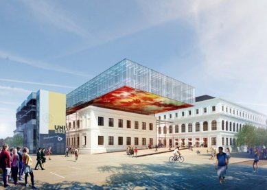 Rozšíření univerzitní knihovny v Grazu od Thomase Puchera