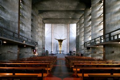 Exhibition of Antonín Raymond in Brno - church of St. Anselm - foto: Kazuyoshi Miyamoto