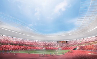 Nové návrhy olympijského stadionu v Tokiu - Toyo Ito - foto: Japan Sport Council