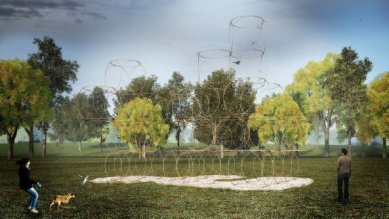 Autorem letního pavilonu Serpentine Gallery 2016 bude Bjarke Ingels - Summer House od Yona Friedman - foto: © AECOM 