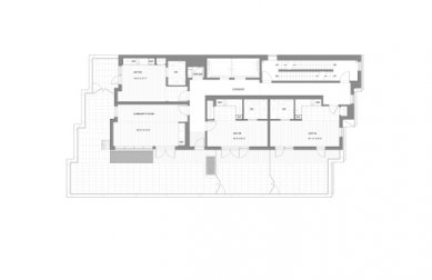 House with micro-units in Manhattan by nARCHITECTS - Floor plan 8th floor - foto: nARCHITECTS