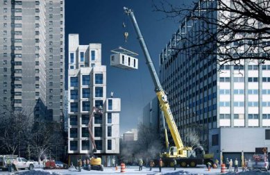 House with micro-units in Manhattan by nARCHITECTS - foto: MIR