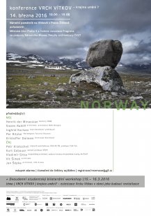 Konference Artscape Norway o možnosti estetizace vrchu Vítkov