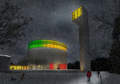 Farnost na sídlišti Brno-Lesná chce za rok začít stavět kostel - foto: ATELIER ŠTĚPÁN