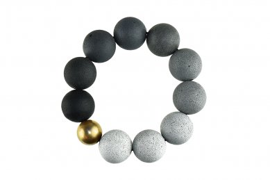 We gave concrete a soul! - <Spectrum gold bracelet>