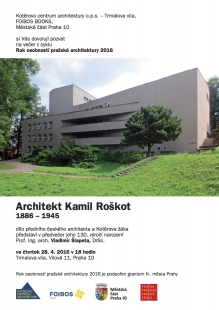 Vladimí Šlapeta: Architekt Kamil Roškot
