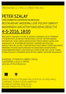 Peter Szalay: Restoring Modernity.