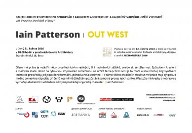 Iain Patterson : Out West - pozvánka na výstavu v GAB