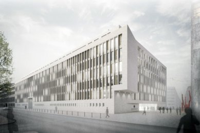 Projekt rozšíření ministerstva zahraničních věcí v Berlíně od harris + kurrle - 2. místo - foto: Wittfoht Architekten