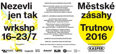 Městské zásahy Trutnov 2016 - pozvánka na workshop - Pozvánka