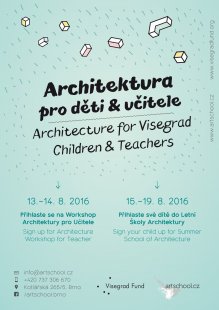 Architektura pro děti a učitele - pozvánka na letní workshop