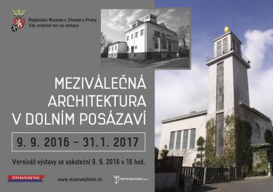 Meziválečná architektura v dolním Posázaví - pozvánka