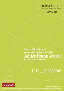 Active House Award - Rethink Suburbs - pozvánka na výstavu