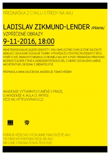 Středy na AVU - Ladislav Zikmund-Lender : Vzpříčené obrazy